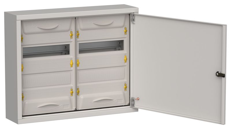 Корпус ЩРн-48 (2х24) TITAN 5 460х570х140 IP31 метал. сер. IEK TI5-50-N-2X024-31-7035