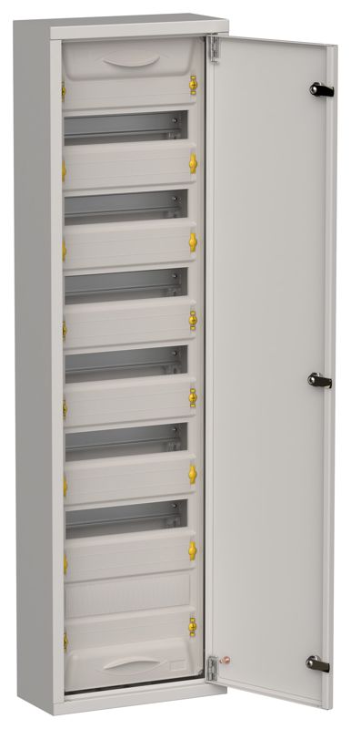 Корпус ЩРн-84 (1х84) TITAN 5 1085х310х140 IP31 метал. сер. IEK TI5-50-N-084-31-7035