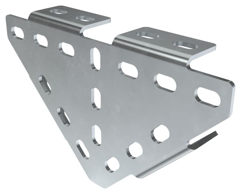 Косынка монтажная c отгибом под 90град. HDZ IEK CKS10-TCO-90-HDZ