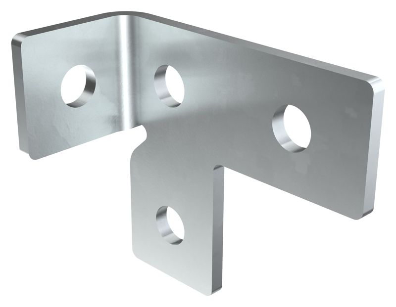 Пластина T-образная с прав. отгиб. под 90град. HDZ IEK CPL10-TRO-90-HDZ