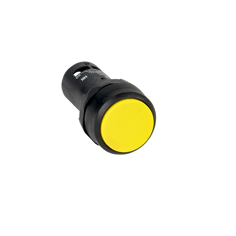 Кнопка с фиксацией OptiSignal Compact D22 С7-PH-520 желт. 2НО XB7NH53 КЭАЗ 362082