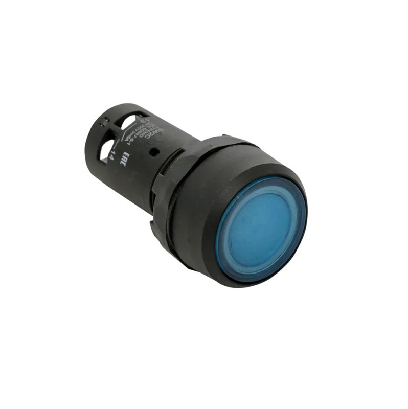 Кнопка с фиксацией с подсветкой OptiSignal Compact D22 С7-PHL-B601 син. 1НЗ 24В AC/DC XB7NJ06B2 КЭАЗ 362108