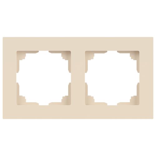 Рамка 2-м СП Accent 6-502-02 сл. кость Intro Б0063752