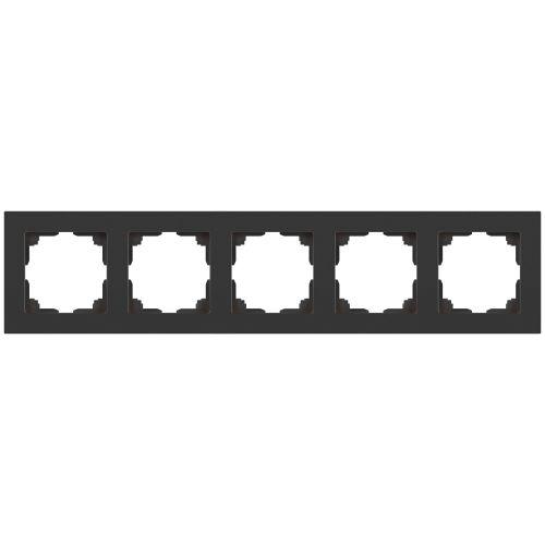 Рамка 5-м СП Accent 6-505-07 графит Intro Б0063733