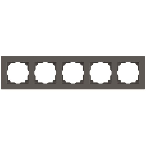 Рамка 5-м СП Accent 6-505-09 титан Intro Б0063739