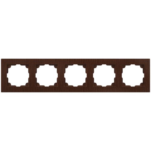 Рамка 5-м СП Accent 6-505-10 венге Intro Б0063741