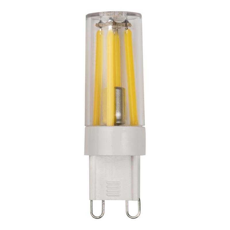Лампа светодиодная филаментная PLED-G9 PRO 6Вт 4000К 480лм 230В d16.5х55мм без пульсации JazzWay 5062641