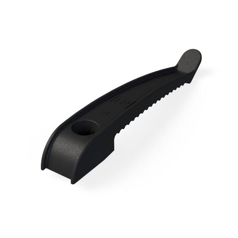 Держатель круглого кабеля односторонний для прямого монтажа на 8 мест в гофроящике черн. (уп.200шт) Промрукав PR13.0491