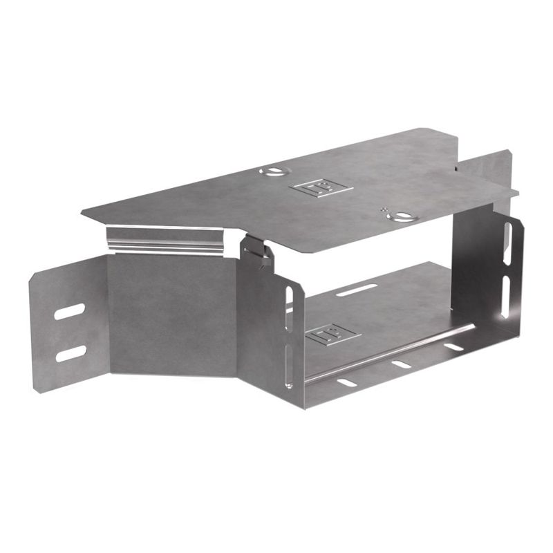 Ответвитель для лотка горизонтальный 200х100 с крышкой Стандарт Промрукав PR16.1181