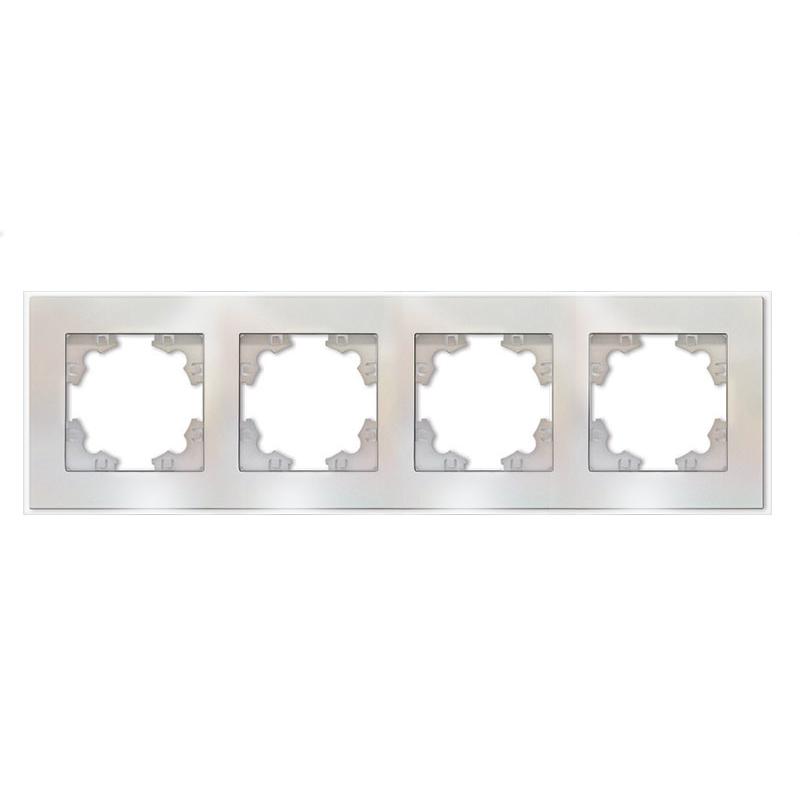 Рамка 4-м Афина стеклянная жемчуж. UNIVersal 2263