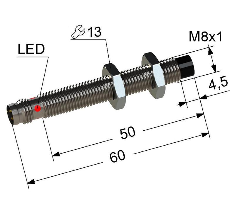 Выключатель бесконтактный PS2-08M60-3N31-C3 МЕГА-К A8010-02838827
