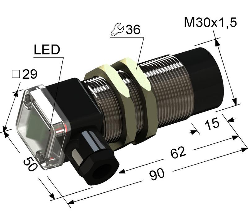 Выключатель бесконтактный PS2-30M90-15N84-B (ВБ2.30М.90.15.8.2.В) МЕГА-К A8010-80088269