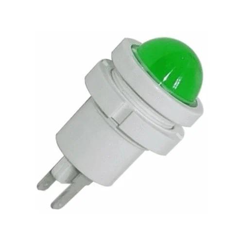 Лампа светодиодная СКЛ-12А-Л-2-220 220В 50Гц/пост. диаметр посадочного отверстия 22мм УХЛ2.1 зел. Реле и Автоматика A8021-78103776