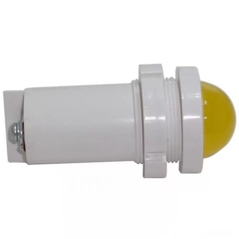 Лампа светодиодная СКЛ-14А-Ж-2-220 220В 50Гц/пост. диаметр посадочного отверстия 22мм УХЛ2.1 желт. Реле и Автоматика A8021-78103820