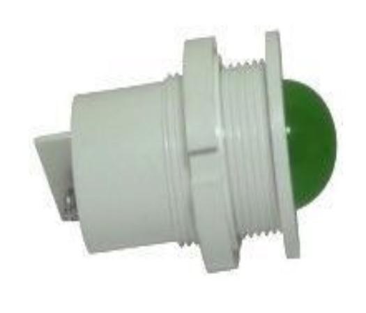 Лампа светодиодная СКЛ-11Б-Л-2-220 220В 50Гц/пост. диаметр посадочного отверстия 27мм УХЛ2.1 зел. Реле и Автоматика A8021-78105244