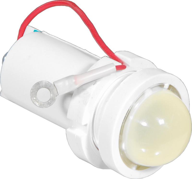 Лампа светодиодная СКЛ-14А-КЛМ-3-220 220В 50Гц диаметр посадочного отверстия 22мм УХЛ2.1 (два винтовых контакта один гибкий вывод с наконечником под М3) красн./зел. матов. Реле и Автоматика A8021-78106111