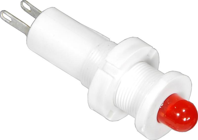 Лампа светодиодная СКЛ-17.3А-К-2-110 выводы жесткие под пайку 110В 50Гц/пост. диаметр посадочного отверстия 8мм УХЛ2.1 красн. Реле и Автоматика A8021-80060845