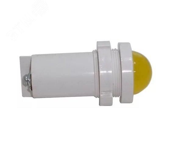 Лампа светодиодная СКЛ-14Б-Ж-2-110 110В 50Гц/пост. диаметр посадочного отверстия 22мм УХЛ2.1 желт. Реле и Автоматика A8021-80069015