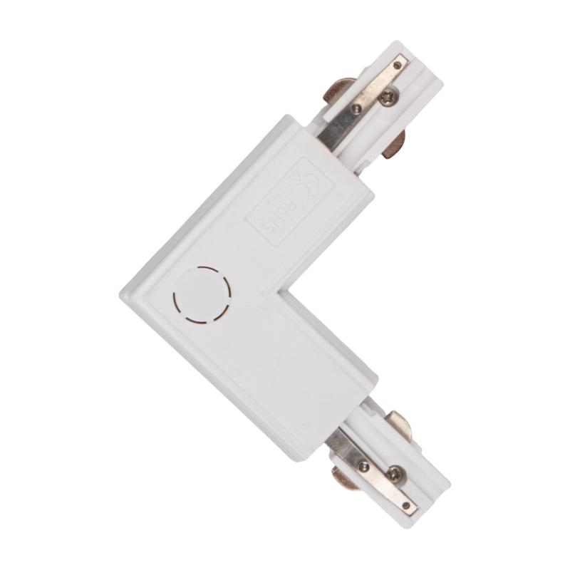 Аксессуар к шинопроводу трехфазному 3P PTR CL-WH OUT коннектор внешний Pro+ бел. JazzWay 5063136