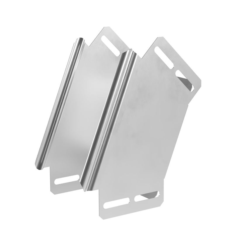 Угол вертикальный внешний 90град. 100х100 с крышкой Стандарт INOX (AISI 304) Промрукав PR16.2990