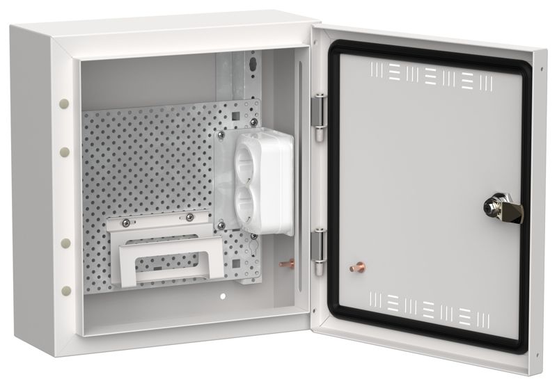 Корпус мультимедиа ЩРн-12 (1х12) TITAN 5 бел. IEK TI5-51-N-012-30