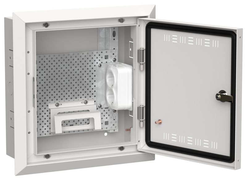 Корпус мультимедиа ЩРв-12 (1х12) TITAN 5 бел. IEK TI5-51-V-012-30