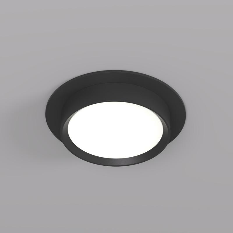 Светильник FLAT 15Вт GX53 IP20 LED встраив. алюм. черн. DENKIRS 772627