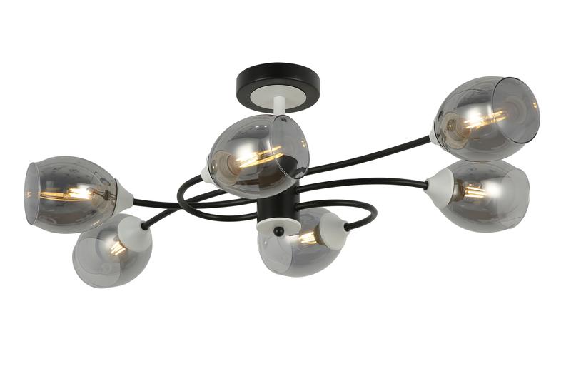 Светильник подвесной Mystic 6х60Вт E27 IP20 Freya FR5227PL-06B