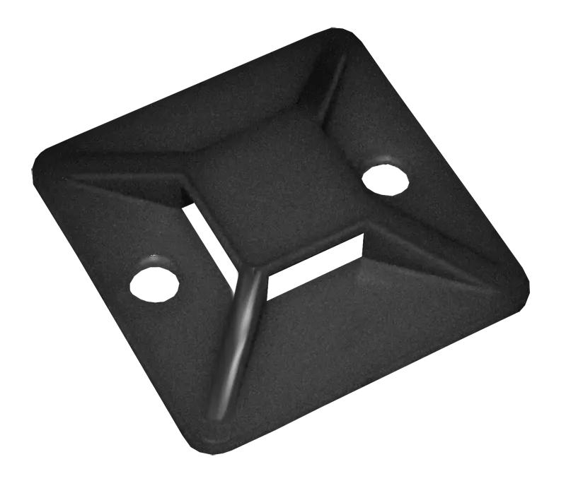 Площадка самоклеящаяся под хомуты PCP-SG 30х30-100BL PA6.6 черн. (уп.100шт) Jazzway 5055148