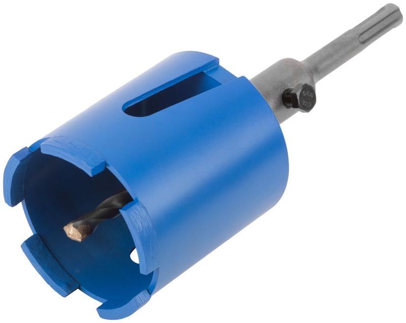 Коронка кольцевая по бетону алмазная безударная SDS-PLUS 5 зубьев 68мм в сборе MOS 33472М