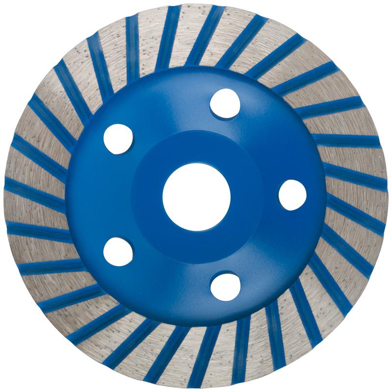 Диск шлифовальный алмазный Турбо посадочный диаметр 22.2мм широкие сегменты 125мм MOS 39520М