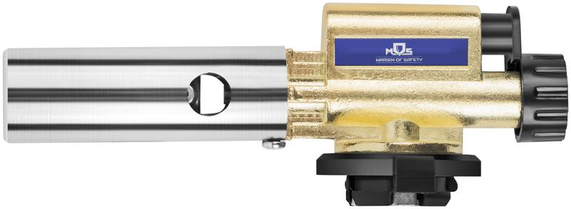 Горелка газовая на цанговый баллон мет. корпус с пьезоподжигом керамич. изолятор сопло 22мм MOS 67661М