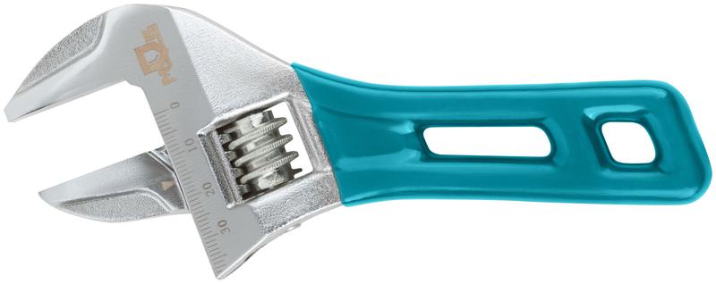 Ключ разводной с тонкими губками пластиковая накладка на ручку 150мм (36мм) MOS 70262М