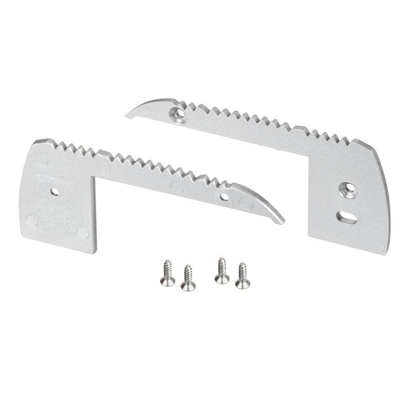 Заглушка STAIR-W65 SILVER пластик (уп.2шт) Arlight 055464