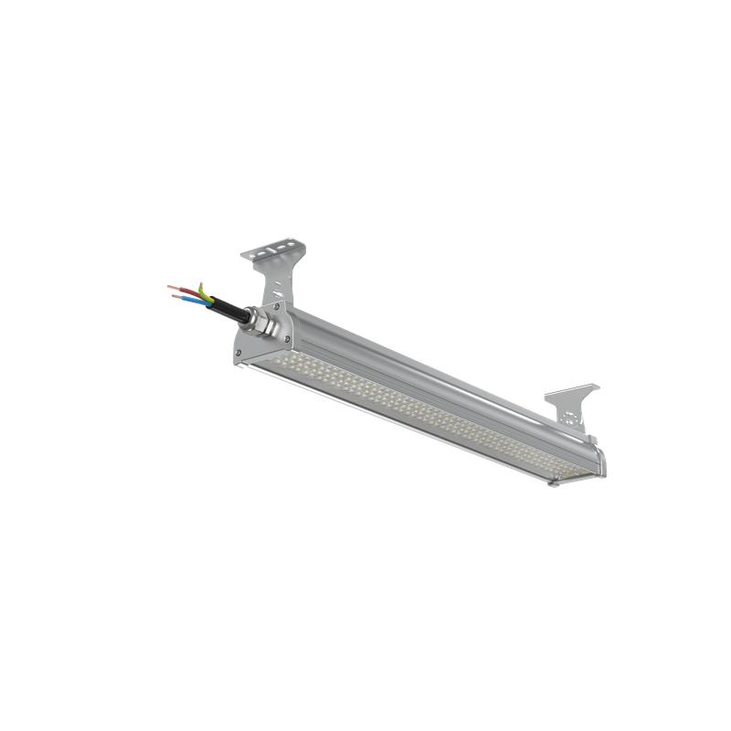 Светильник светодиодный ДСП WP 24 C 60W W 840 2 L600 SI CL 680х100х85мм 60Вт 4000К IP66 пылевлагозащ. Русский Свет 27072423934