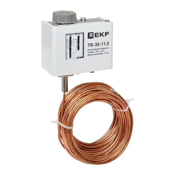 Реле температуры (термостат) капилляр 11.5м EKF TR-30-11.5