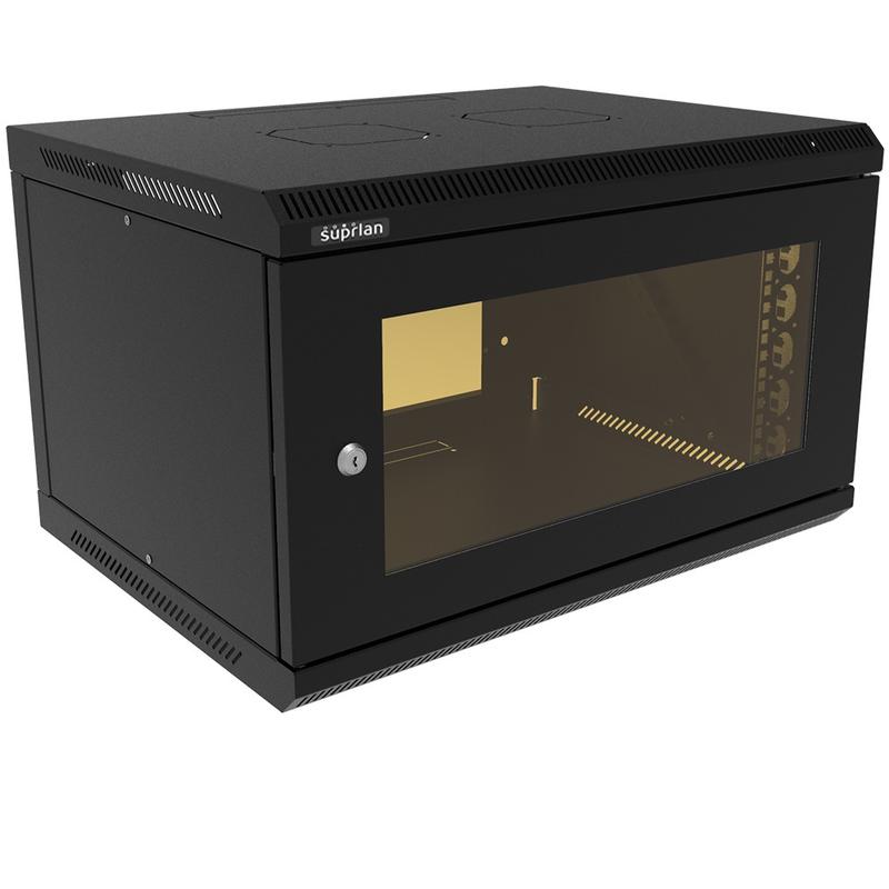 Шкаф телекоммуникационный настенный ТВС-6U-600-450-МР-9005 SUPRLAN 05-2064-B