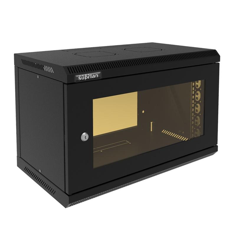 Шкаф телекоммуникационный настенный ТВС-6U-600-350-СР-9005 SUPRLAN 05-2060-B