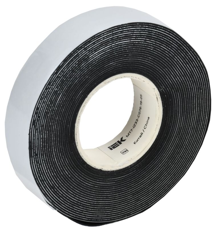 Изолента полупроводящая 0.76х19мм 13 MIXTAPE 7 резиновая (рул.5м) IEK MT7-IZ33-C076-19-05