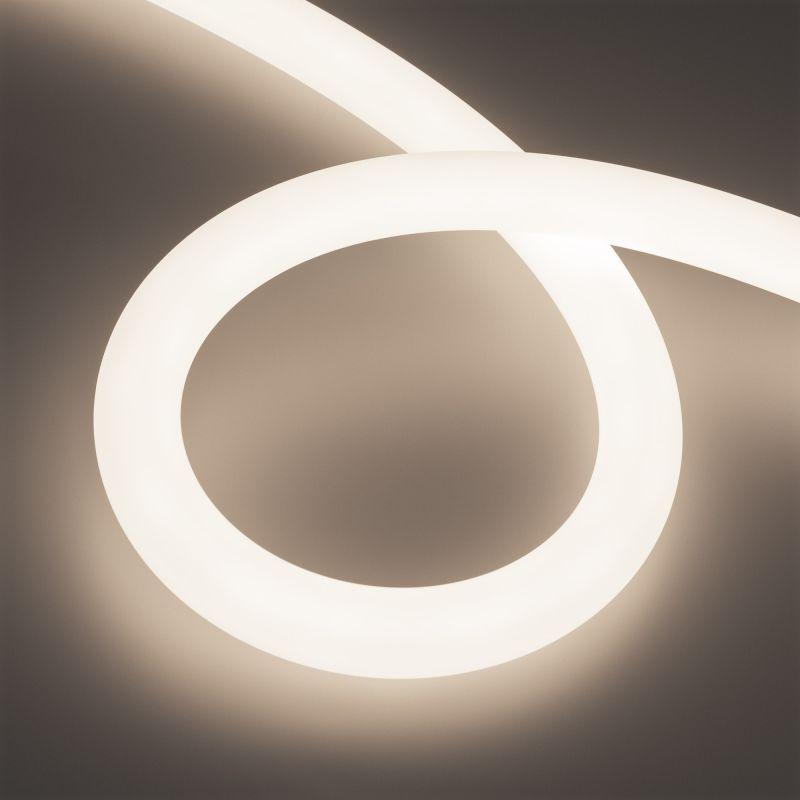 Лента светодиодная MOONLIGHT-TOP-A336-D30mm 24V Day 4000К 14.4Вт/м IP65 wire x1 прямой вывод герметичная (уп.5м) Arlight 050486