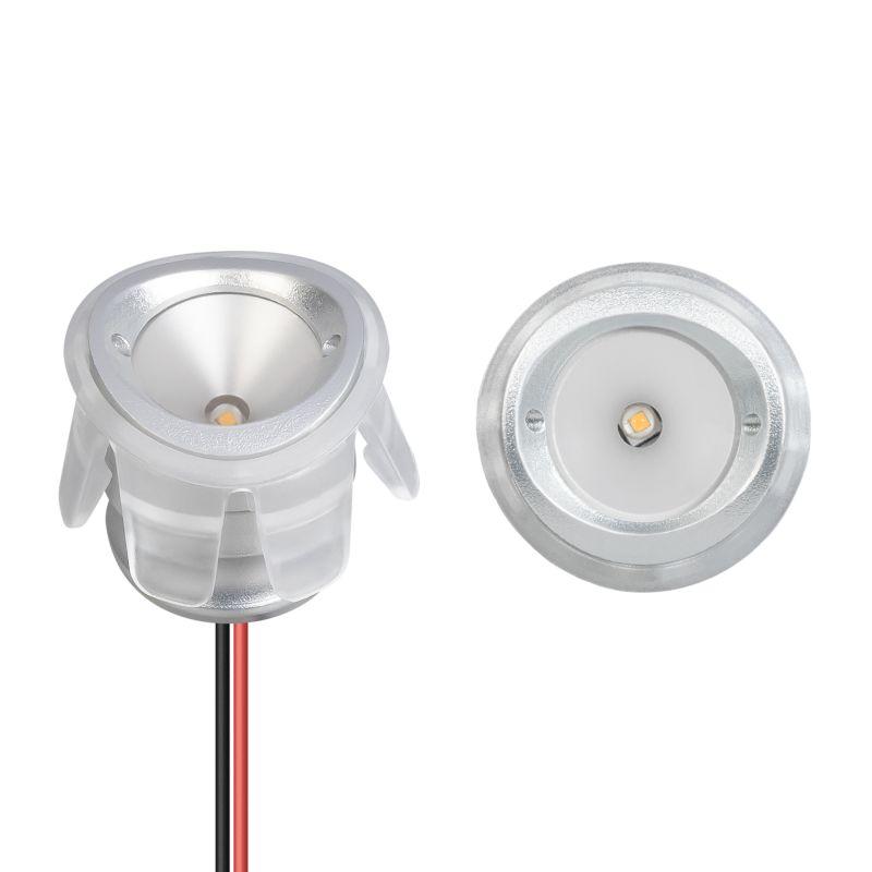 Светильник ALT-LODESTAR-HANDRAIL-R27-1.5W Warm3000 GR 70deg 12-24В 1.5Вт 3000К IP67 ландшафтный метал. Arlight 045491