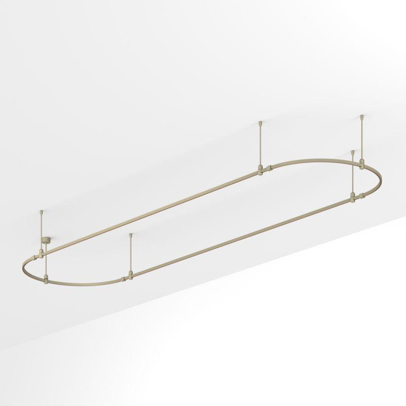 Трек ART-APRIORI-OVAL-ROD-400-4000х1000 OG IP20 метал. Arlight 054404