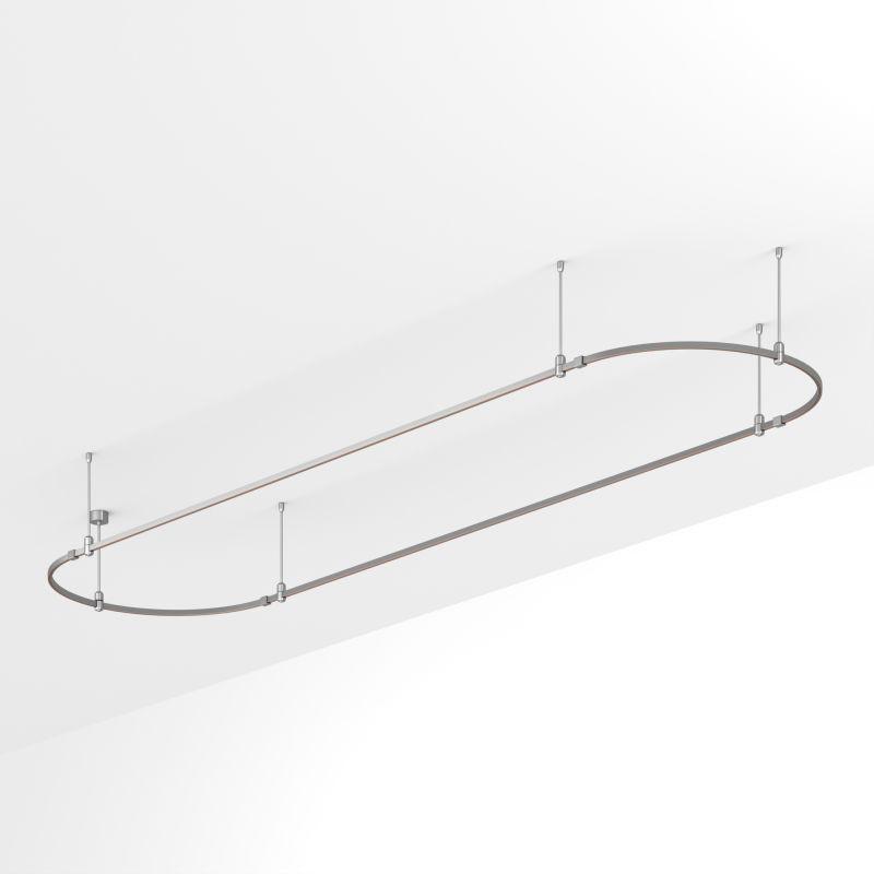 Трек ART-APRIORI-OVAL-ROD-400-4000х1000 TN IP20 метал. Arlight 054530