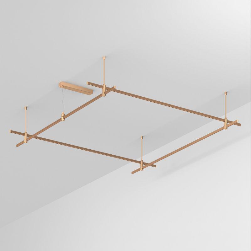 Трек ART-APRIORI-QUADRAT-ROD-400-2000х2000 GD IP20 метал. Arlight 048520