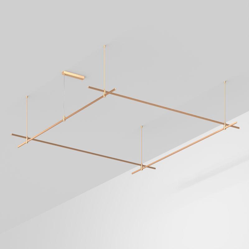 Трек ART-APRIORI-QUADRAT-ROD-800-3000х3000 GD IP20 метал. Arlight 054504