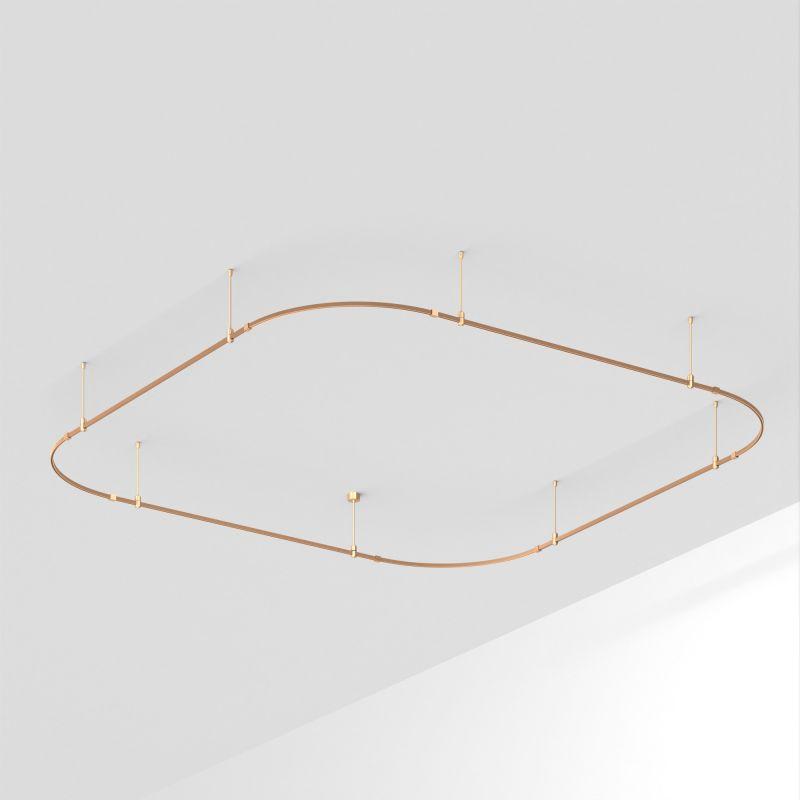 Трек ART-APRIORI-QUADRAT-SOFT-ROD-400-3500х3500 GD IP20 метал. Arlight 048516