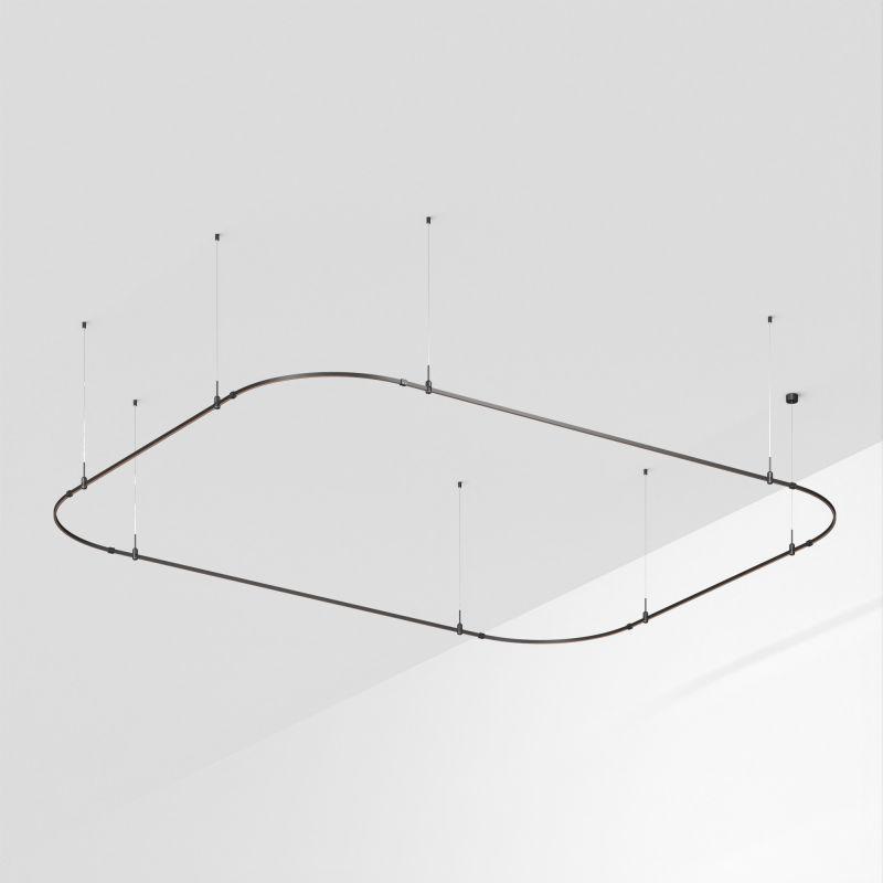 Трек ART-APRIORI-RECTANGLE-SOFT-HANG-4500х3500 BK IP20 метал. Arlight 048539