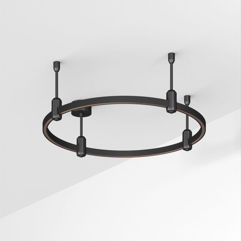 Трек ART-APRIORI-ROUND-ROD-200-R600 BK IP20 метал. Arlight 048494