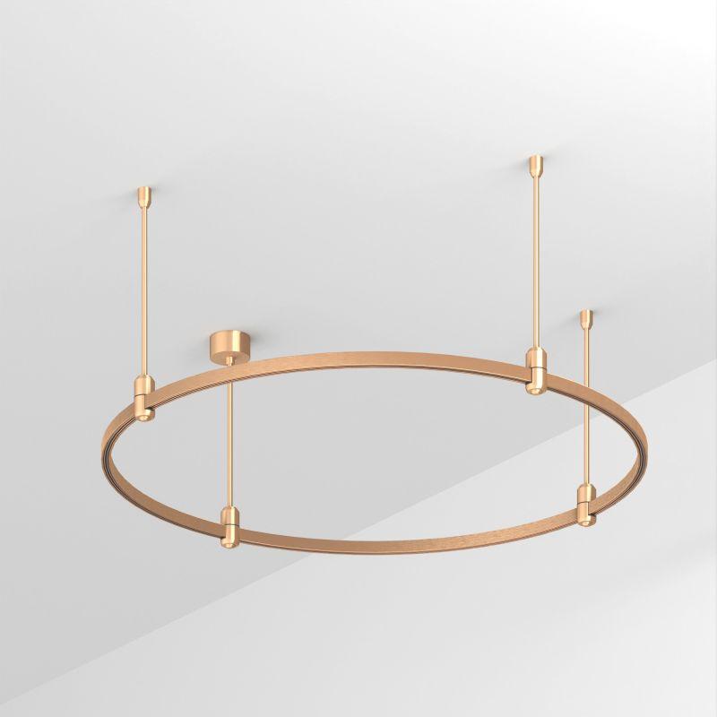 Трек ART-APRIORI-ROUND-ROD-400-R1000 GD IP20 метал. Arlight 048482