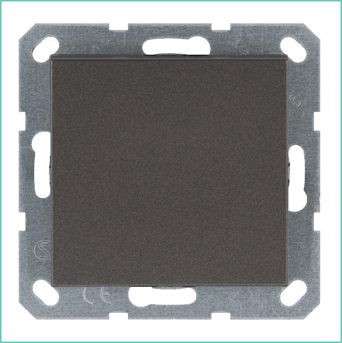 Выключатель 1-кл. 10А IP20 механизм мокко Jasmart G3011Z